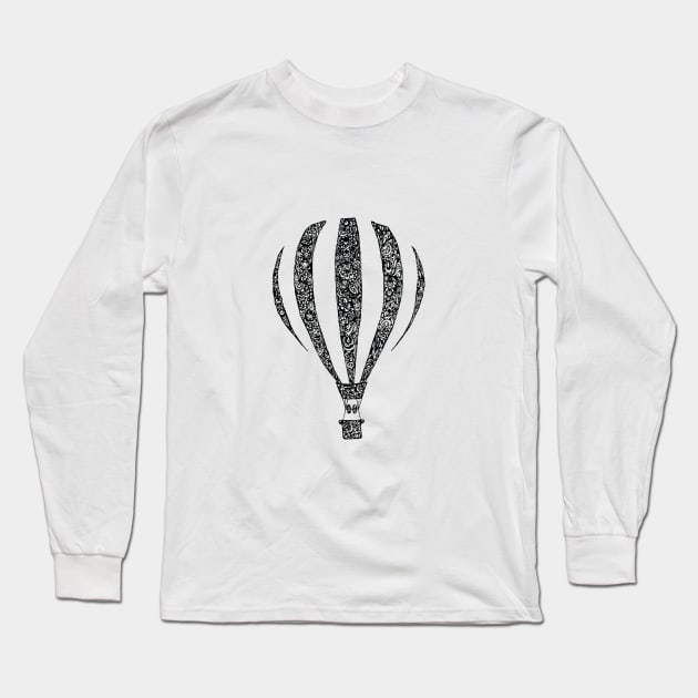 Hot air balloon Long Sleeve T-Shirt by HayleyLaurenDesign